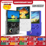 ANBERNIC RG 40XXV Retro Handheld Game Console 4.0 inch IPS Screen Linux 64bit System With RGB Light 64G Card 5000+ Games RG40XXV