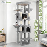 Cat climbing frame, big nest, cat tree integrated, universal in all seasons, small apartment does not occupy a warm cat toy