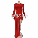 HLJ Sexy Rhinestone Patchwork Bodycon Dresses Woman Solid Color Long Sleeves Tassel Dress Female Party Clubwear Vestidos 2025
