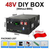 DIY 48V LiFePO4 Battery Obudowa Box Case with JK 16S 200A Smart BMS Kits V19 2A Active Balancer Home Energy Storage System
