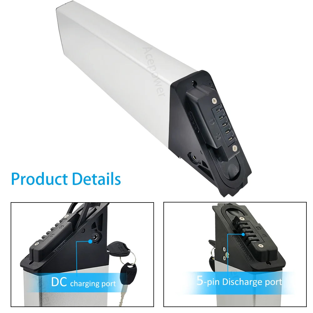 For Lectric XP 1.0/2.0 Ebike Battery 48V 10.4Ah 12.8Ah 14Ah For Lectric XP 1.0/2.0 Step-Over Or Step-Thru Frame Long Range Bike Replacement Battery