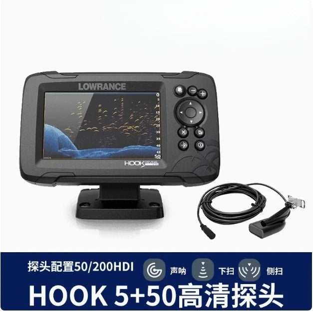 LOWRANCE Lawrence HOOK marine fish detector 7X high-definition sonar raft fishing route sub sea fishing detector