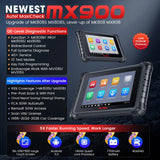 Autel MaxiCheck MX900 MK900 Diagnostic Tool Automotive OBD2 Scanner 8Inch OBD 2 Code Reader DoIP/CAN FD Same as MK900 Scanner