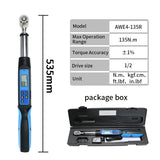 Shahe 1/2''Digital Torque Wrench Electronic Set with Buzzer & LED Adjustable Electronic Torque Wrenches Car Repairing Tool