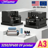 OYfame A3 A4 UV Flatbed Printer | With L805 XP600 Print Head | For Phone Cases Bottles Acrylic Pens  EU & US Stock Available