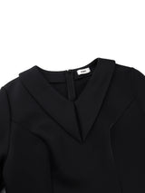 Women Church Dresses A Line Long Lantern Sleeve Turn Down Collar Party Christmas Celebrate Occasion Birthday Stylish African New