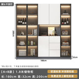 Customized sideboards, high cabinets, light luxury, modern living room storage cabinets, wine cabinets, integrated wall-walled
