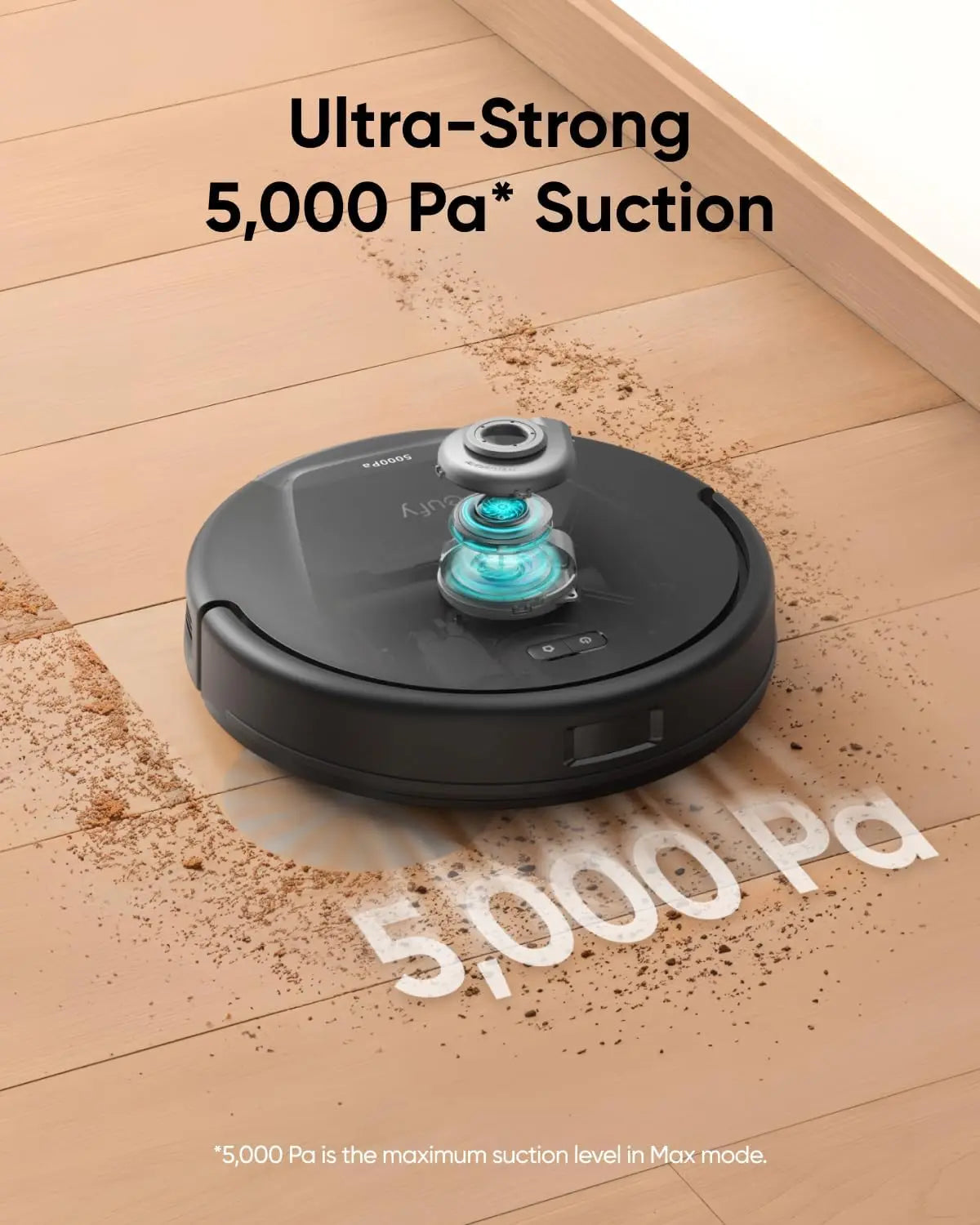 Refurbished eufy L60 Robot Vacuum with Self Empty Station, Hair Detangling Technology, Up to 60 Days Hands Free Cleaning