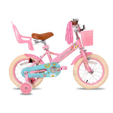 JOYSTAR Little Daisy Kids Bike for Girls Ages 2-7 Years, Bikes with Doll Bike Seat & Streamers,Bikes with Flag & Number Plate