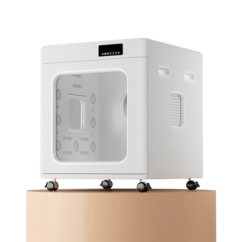 STLF200L/52.8 Gallons Super Capacity Automatic Pet Hair Dryer Box 360° Airflow Temperature Time Control for Pet Cleaning Bathing