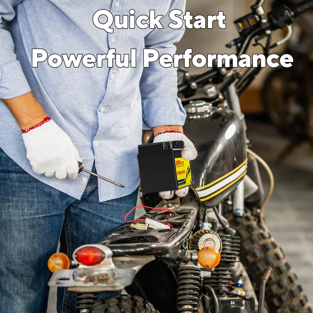 12V LiFePO4 Motorcycle Battery 4Ah 6Ah 8Ah 12Ah CCA 260A 350A 450A 620A 720A Lithium Iron Phosphate Starter Battery ATV UTV