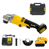 2026 Suitable for DEWALT brushless lithium battery angle grinder 125 high power wireless charging grinding wheel DC model 418