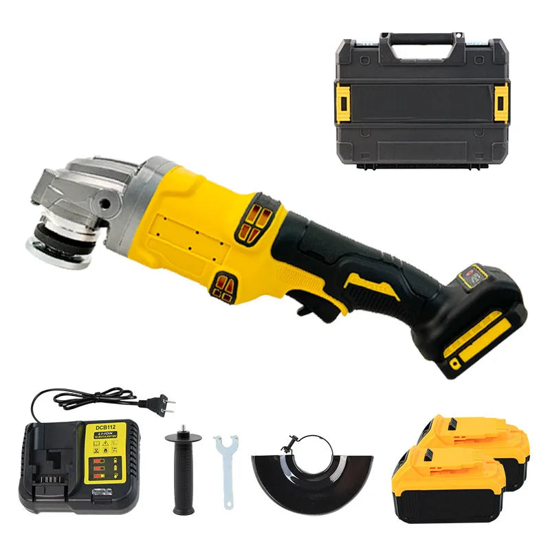 2026 Suitable for DEWALT brushless lithium battery angle grinder 125 high power wireless charging grinding wheel DC model 418