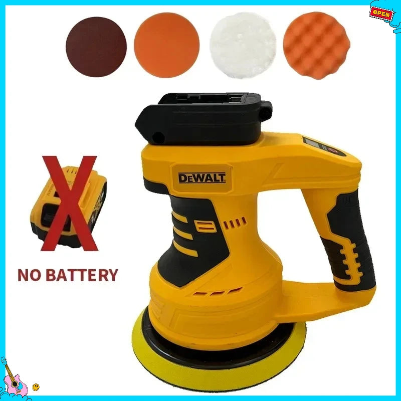 Dewalt 20V Cordless Car Polisher 8-Speed Adjustable Electric Auto Waxing Sanding Polishing Sealing Glaze Repair Power Tool