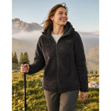 Pioneer Camp Women's Fuzzy Fleece Jacket Full Zip Up Lightweight Warm Soft Fleece Coat with Hood for Spring Fall Winter