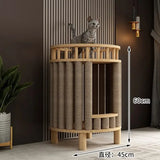 I L Solid Wood Cat Nest Cat Climbing Frame Space Capsule Cat Villa Nest Shelf Pet Toy Scratchers Products Furniture Accessories