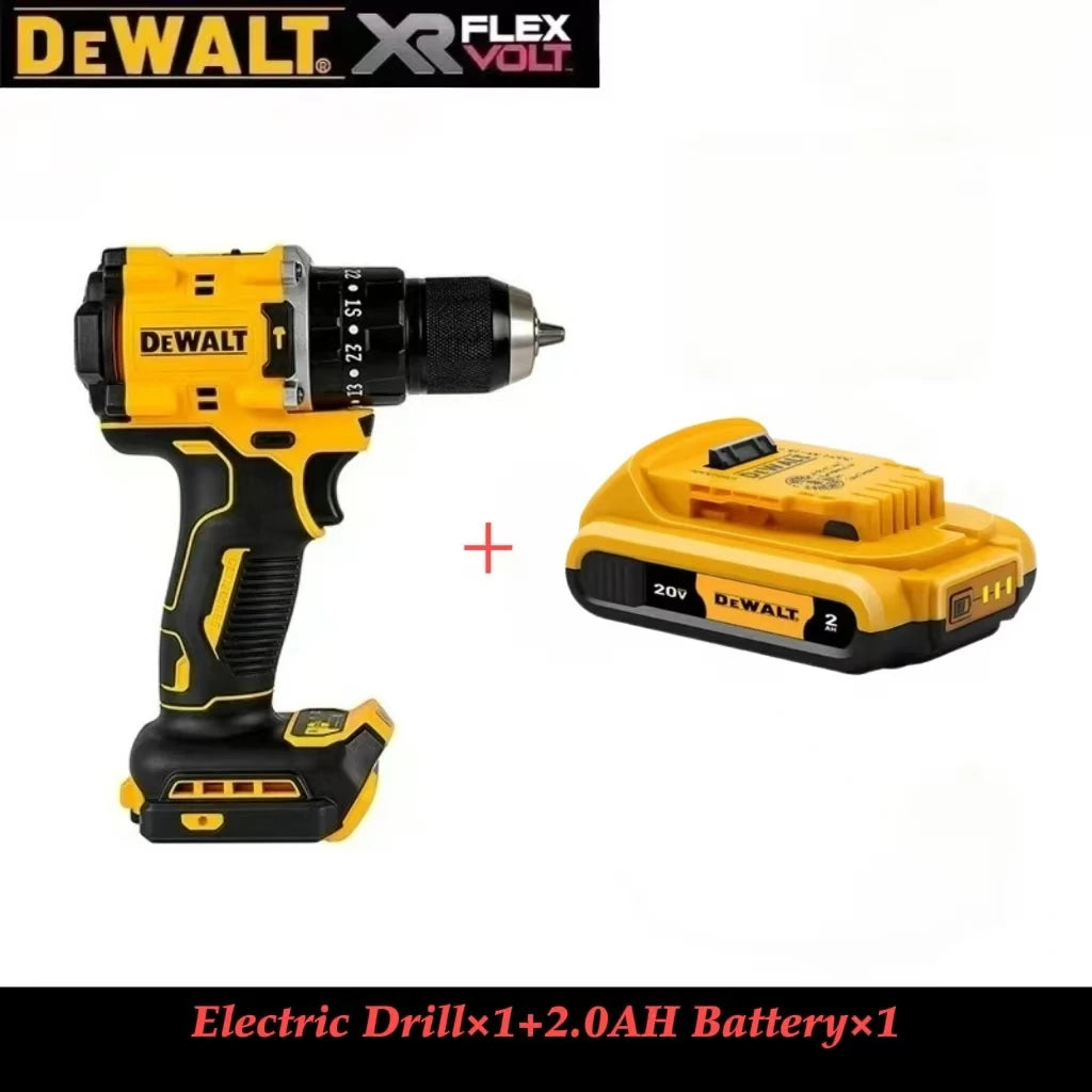 DEWALT DCD805 20V Brushless Cordless Impact Drill Electric Screwdriver 2AH 6AH Li-ion Battery Charger Full Combo Kit