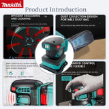 Makita Cordless Sander Lithium Sandpaper Machine Handheld Sanding Flat Polishing Machine For Makita 18V Battery