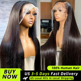 200% Real Density Bone Straight 13x4 13x6 Hd Transparent Lace Frontal Wigs For Women 360 PrePlucked ≥98% Human Hair Lace Front