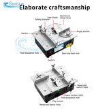 Mini Table Saw Multifuncional Woodworking Cutting Saw Home Portable Precision Table Saws for Crafts Wood Metal Plastic Cutting