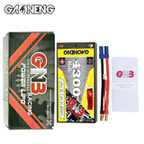 GAONENG GNB 4300mAh 2S 7.4V 160C/320C Low Profile Hardcase Super SHORTY LiPo Battery 5.0mm Deans XT60 Plug For RC Car 1/12 1:10