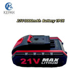 21VMAX 3000mAh lithium battery, suitable for battery replacement and re sawing of cordless drill chain saw car washing machines