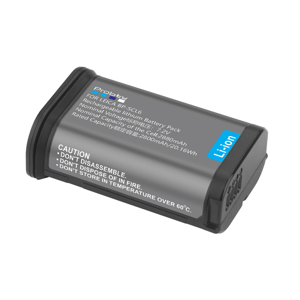 2880mAh BP-SCL6 Battery For Leica Q2 SL2 SL2-S Q3 SL3 SL3-S Camera BPSCL6 Battery