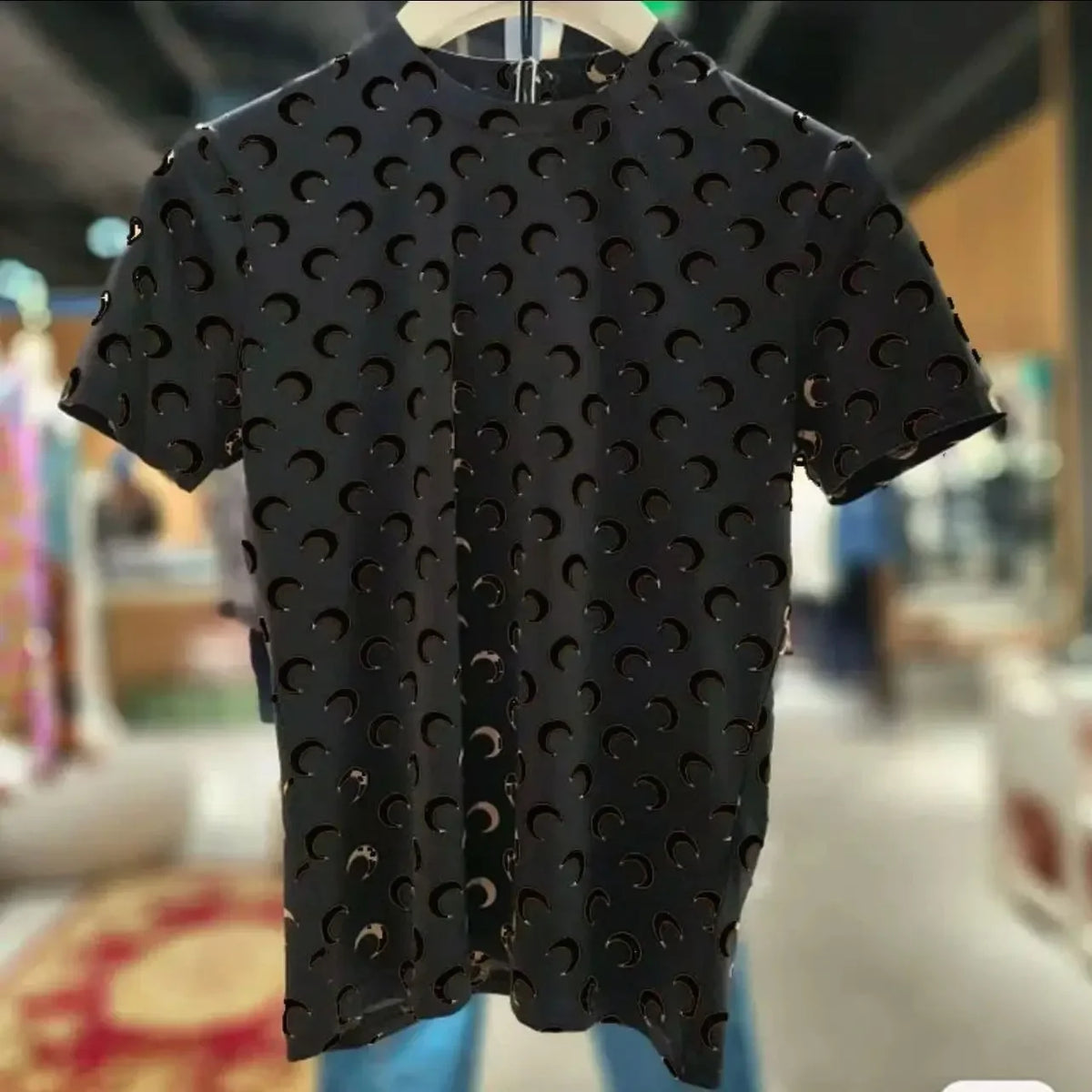 Breathable Sunscreen Slimming T-Shirt Stretch Fabric Short Sleeve Unisex Matching Print Tee for Couples