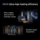 QIDI PLUS4 3D Printer 600mm/s Speed High-Temp 65℃ Chamber 370°C Direct Extruder Auto Leveling 1 Year for Industrial Use PLA