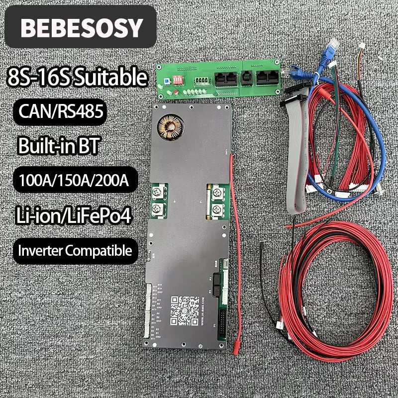 JK BMS Panel For Inverter BMS 3.2" New LCD And PB1A16S10P PB1A16S15P PB2A16S15P PB2A16S20P 100A 150A 200A for 8S-16S Jikong