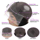 Black Body Wave Brazilian Human Hair Wigs Pre Plucked Hairline Hd Transparent Lace Front Wig 13x4 13X6 HD Lace Frontal Wig