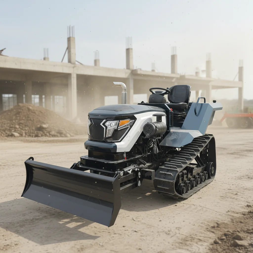 Customize Multifunction Crawler Tractor With Rotary Tiller And Breaker Hammer