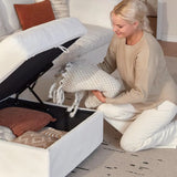 Cloud Couch Sectional 81.1'' Oversized Modular Deep Seat Sofa Comfy White Cloud Couch with Washable Cover for, Customized
