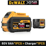 DeWALT 100% Original Battery 20V/60V 9000mAh MAX FlexVolt for DCB200 DCB205 DCB206 DCB209 DCB182 Power Tool Battery Air Transpor