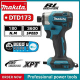 Makita DTD173 1800RPM 180Nm Cordless Impact Driver 180Nm Brushless Motor Electric Drill Wood Bolt T Mode For Makita Battery