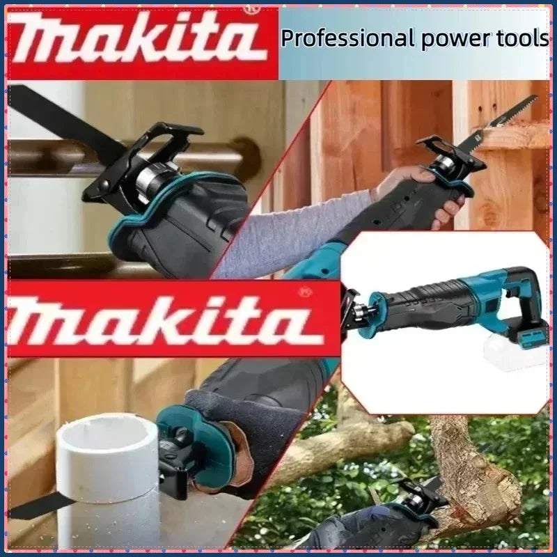 Makita DJR189 Cordless Brushless Electric Reciprocating Saw Rechargeable Wood Metal Cutting Saw Portable Saw Power Tool 18V