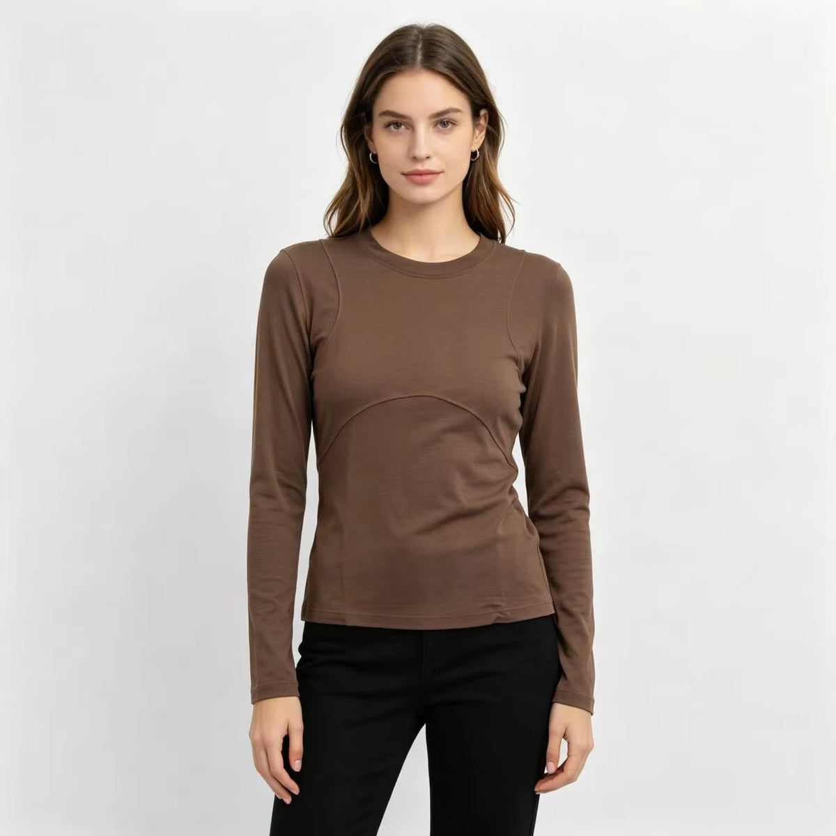Women's Merino Wool Long Sleeve Shirts Outdoor Sports Yoga T Shirt Women Merino Wool Base Layer Tops Soft Breathable Quick Dry