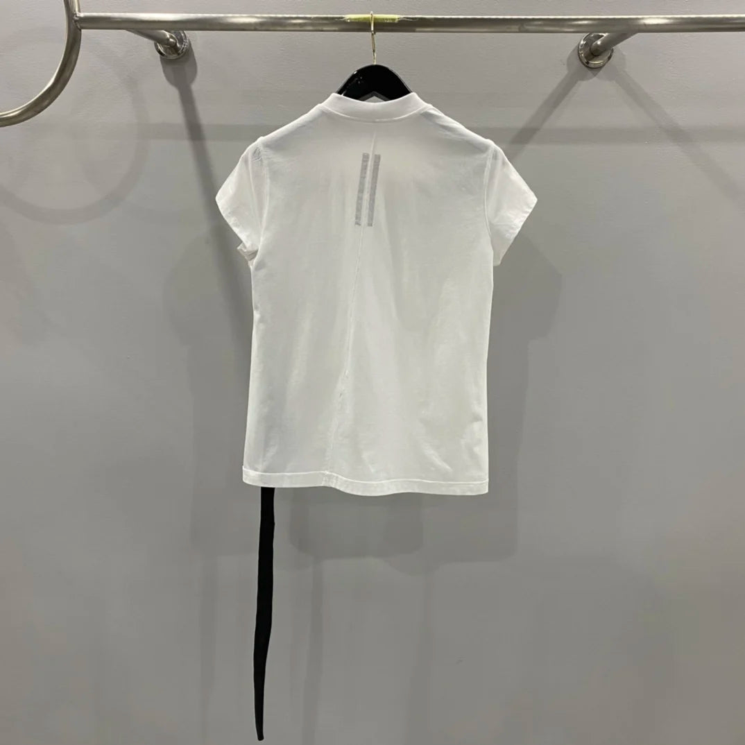 Owen Seak Women's Cotton Tee Slim Fit White Gothic Streetwear Luxury Design T Shirt Black Women Shirts