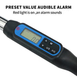 Shahe 1/2''Digital Torque Wrench Electronic Set with Buzzer & LED Adjustable Electronic Torque Wrenches Car Repairing Tool