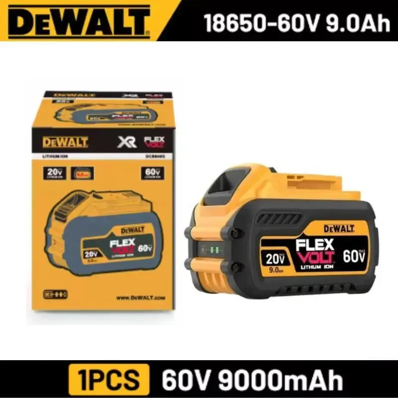 6Ah 9Ah DeWALT 100% Original Battery 20V/60V MAX FlexVolt for DCB606 DCB205 DCB206 DCB209 DCB182 Power Tool with Battery
