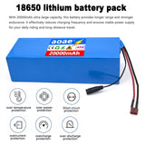 48V Electric Scooter Battery 13S5P 20Ah 18650 Grade-A Cells 2000W Built-in BMS XT60 JST High Capacity Long Range Safe & Durable