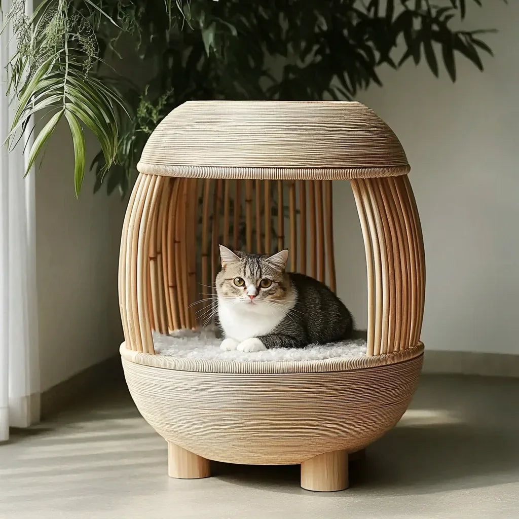 CL  frame toy integrated cat nest small sisal household cat scratching board shelf climbing column supplies