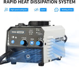 130Amp MIG Welder, 110V Gasless IGBT Inverter, Portable Wire Feed Machine for DIY and Home Use