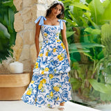Summer Women Sexy Swimwear One Piece Swimsuit With Beach Skirt Printed Bathers Swimming Bathing Swim Suit Beachwear Bodysuit