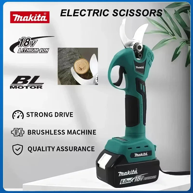 Makita Professional Cordless Electrician Scissors Pruning Shears Cutter 18v Battery Wireless Drills Tools Garden Pruner