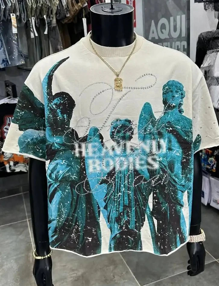 Harajuku Personality Korean Style Aesthetic Short-sleeves Loose Basic Minimalism Flash Design Sense T-Shirts Women's T-shirts