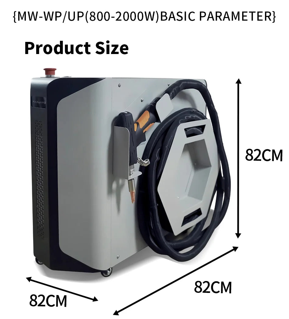 1500W Air Cooling Laser Welder 3 in 1 Strong Cutting Welding Cleaning Fiber Laser Welding Machine for Metal Air Cooled Laser