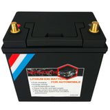 12V LiFePO4 Car Battery 25Ah 680CCA Lithium Automotive Replacement Battery with 100A BMS for Cars, SUVs, Sedans, Trucks, Vans