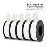 KINGROON High Speed PETG 3D Filament PLA/PETG 5KG 3D Printing Filament 1.75mm 100% Neatly Wound HS Filament 350mm/s Printing