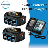 BL1860 for Makita 18V 8Ah Original Battery BL1830 BL1860 BL1850B Tool Battery Compatible for Makita 18 Volt Wireless Grinder
